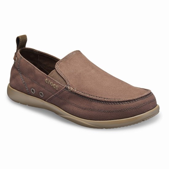 Crocs Walu Slip-On Mokasiny Panske Hnede | XSK096518